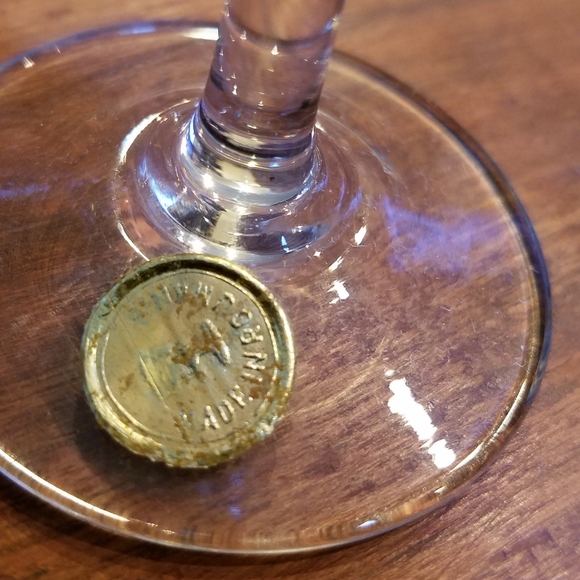 Vintage MCM Hand Blown Glass Decanter Set - Picture 7 of 8